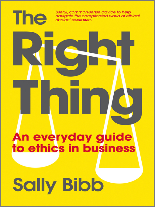 Title details for The Right Thing by Sally Bibb - Available
